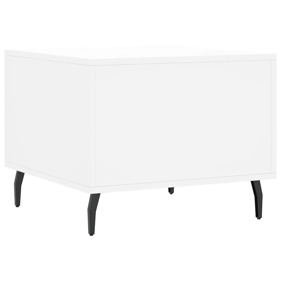 Tables basses 2 pcs blanc 50x50x40 cm bois d'ingénierie - 9
