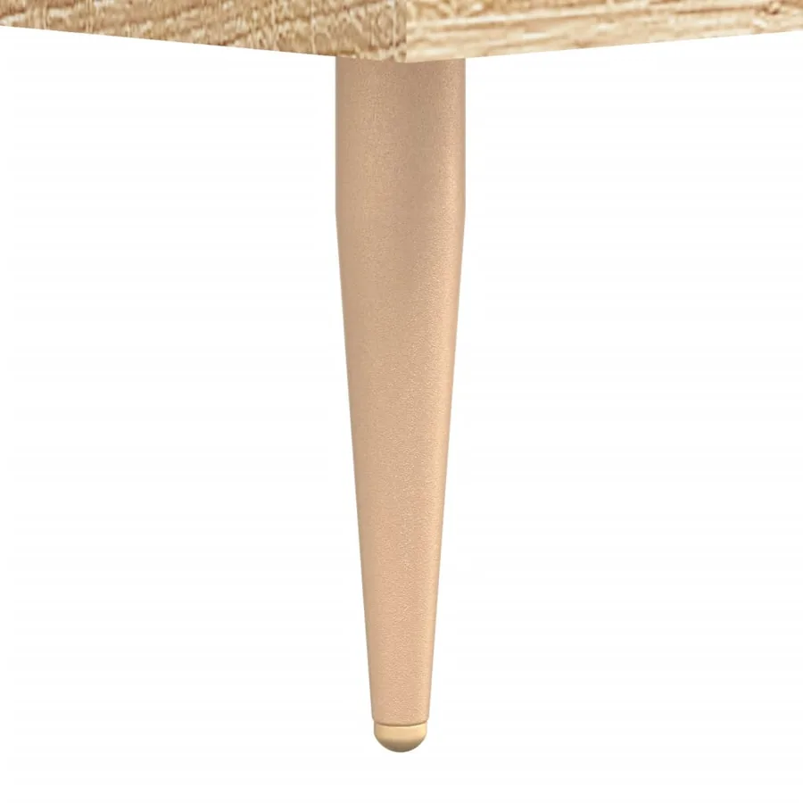 Table basse Chêne sonoma 50x50x40 cm Bois d'ingénierie - 10