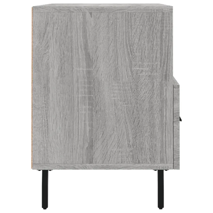 Meuble TV Sonoma gris 80x36x50 cm Bois d'ingénierie - 7