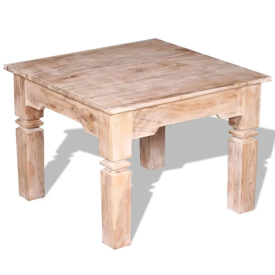 Table basse Bois d'acacia 60x60x45 cm - 2