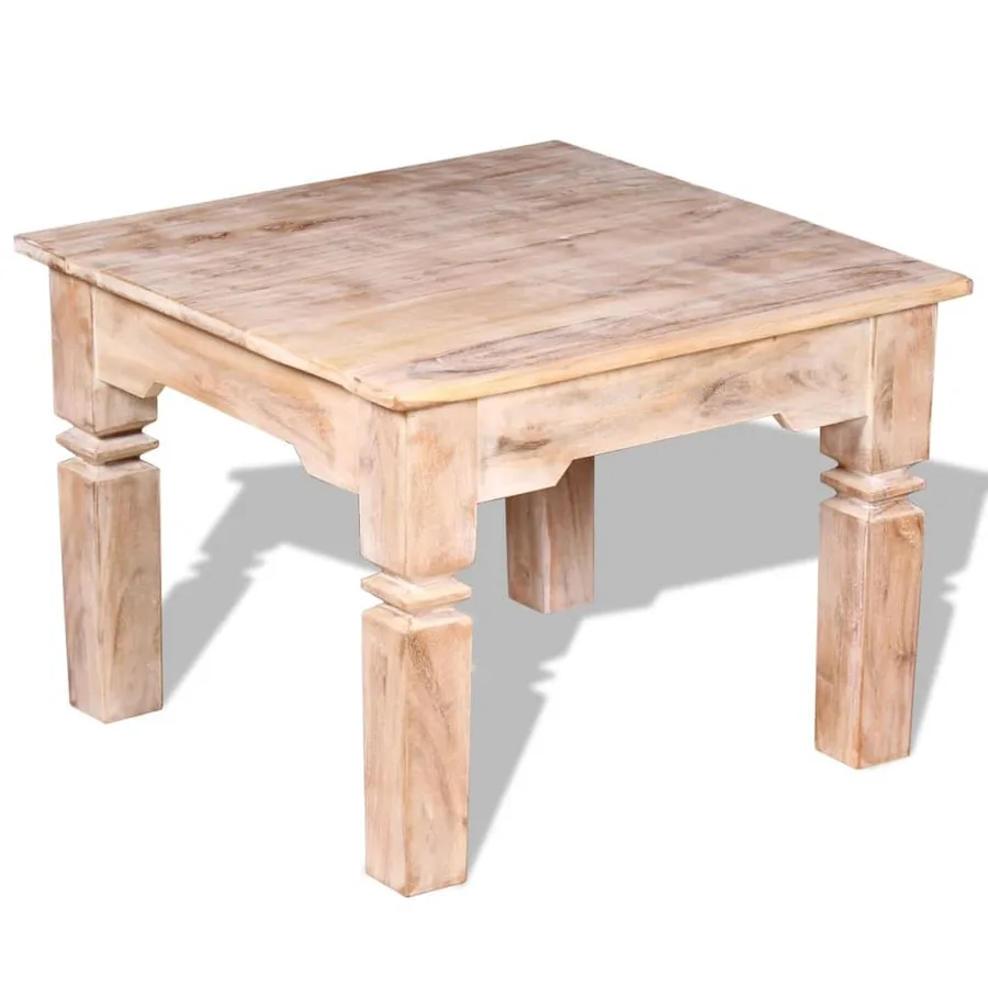 Table basse Bois d'acacia 60x60x45 cm - 3