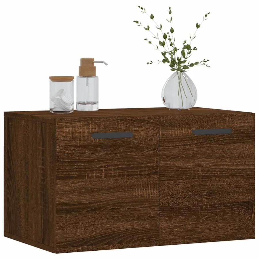 Armoire murale Chêne marron 60x36,5x35 cm Bois d'ingénierie - 3