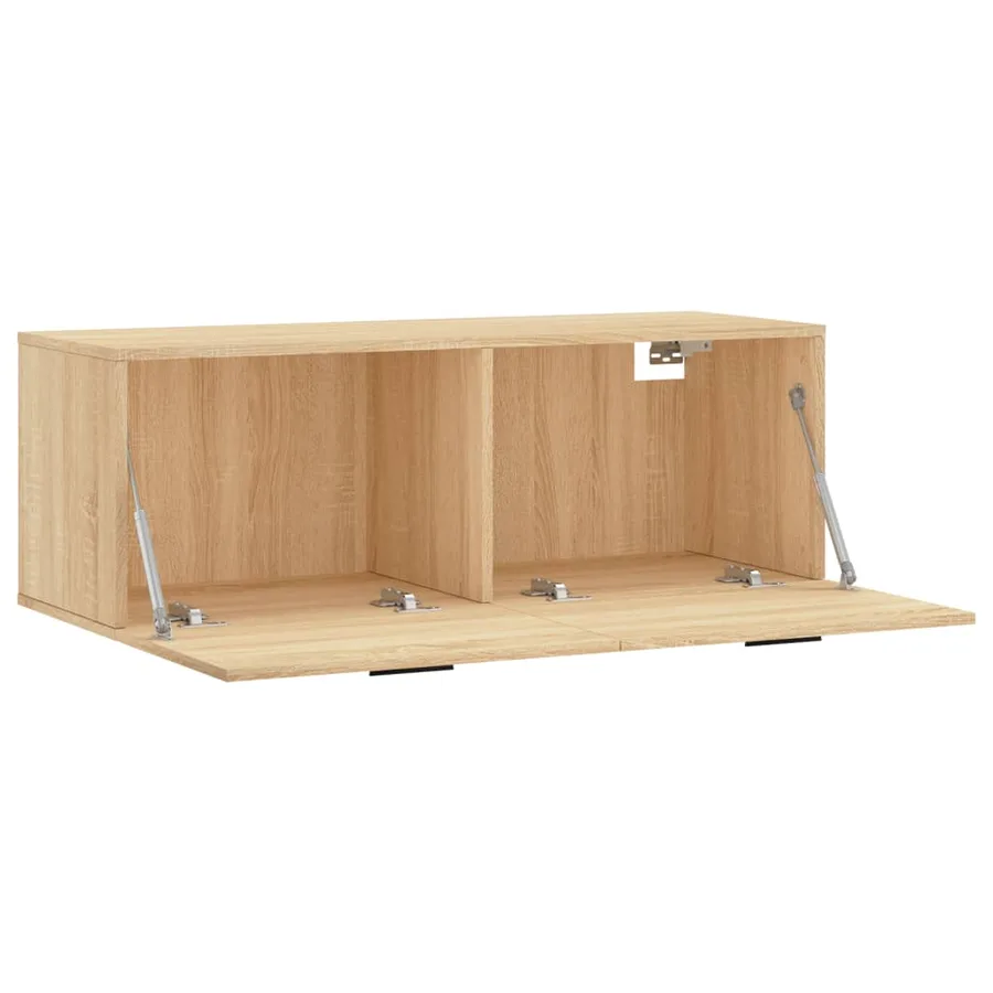 Armoire murale chêne sonoma 100x36,5x35 cm bois d'ingénierie - 4
