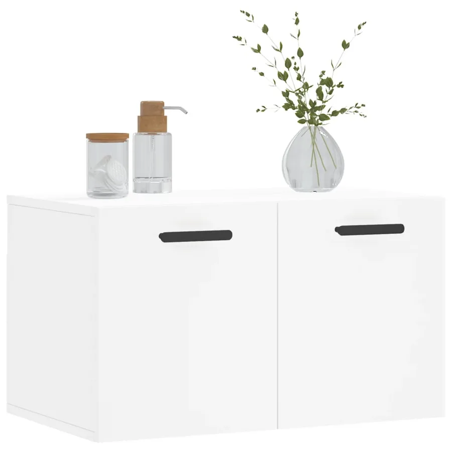Armoire murale Blanc 60x36,5x35 cm Bois d'ingénierie - 3