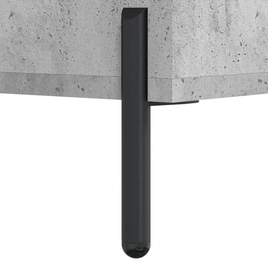 Table basse gris béton 50x50x40 cm bois d'ingénierie - 10