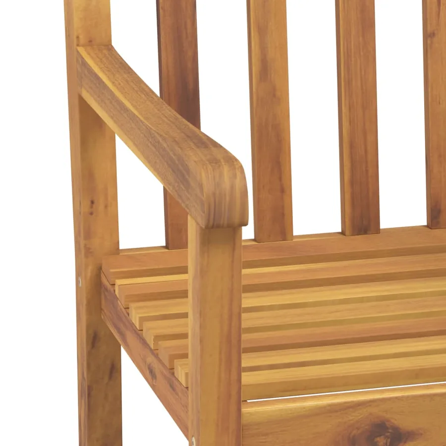 Chaises de jardin lot de 8 56x55,5x90 bois massif d'acacia - 7