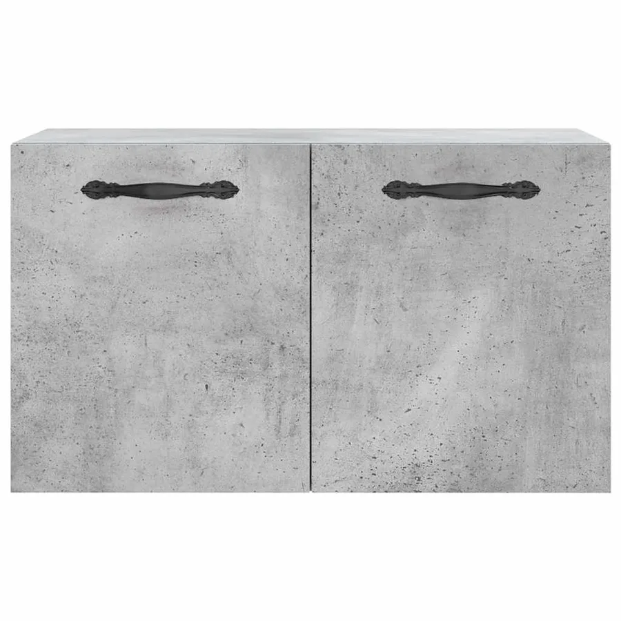 Armoire murale Gris béton 60x36,5x35 cm Bois d'ingénierie - 3
