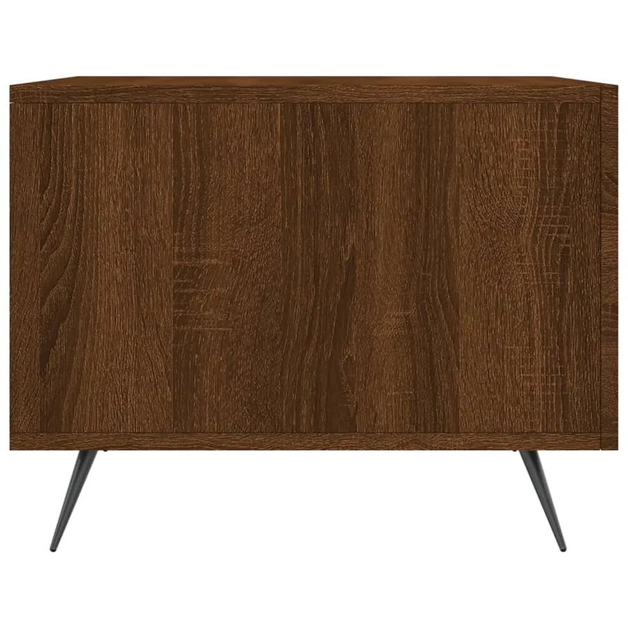 Tables basses 2 pcs chêne marron 50x50x40 cm bois d'ingénierie - 8