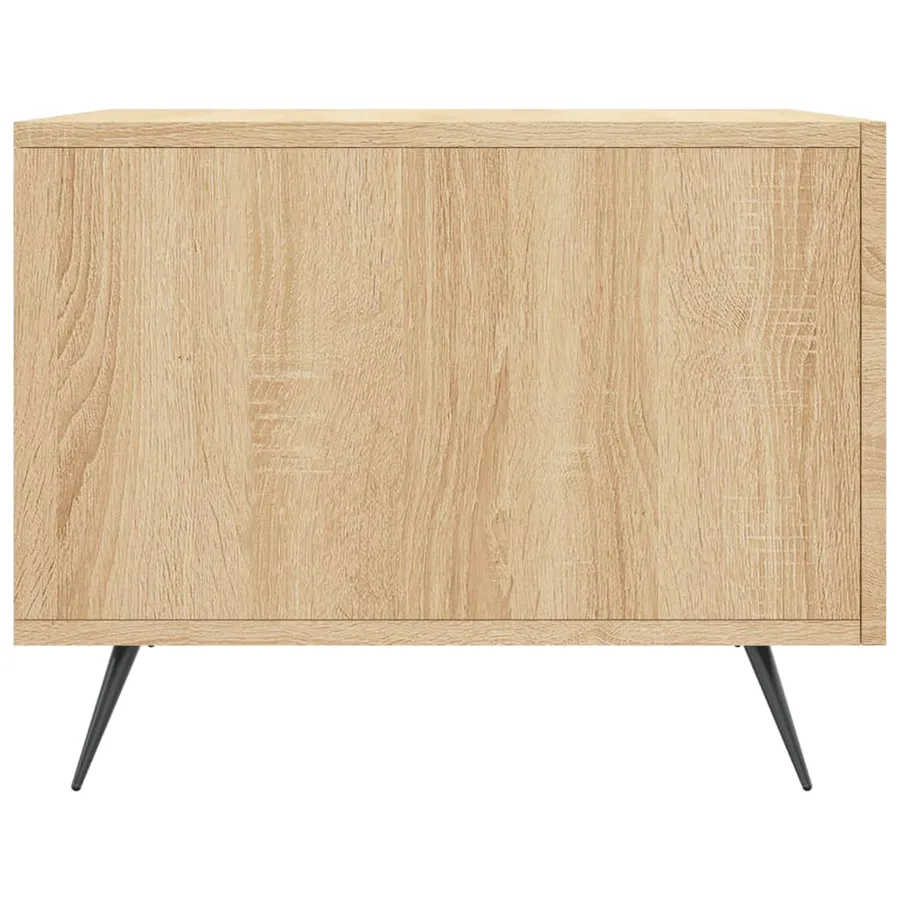 Tables basses 2 pcs chêne sonoma 50x50x40 cm bois d'ingénierie - 8