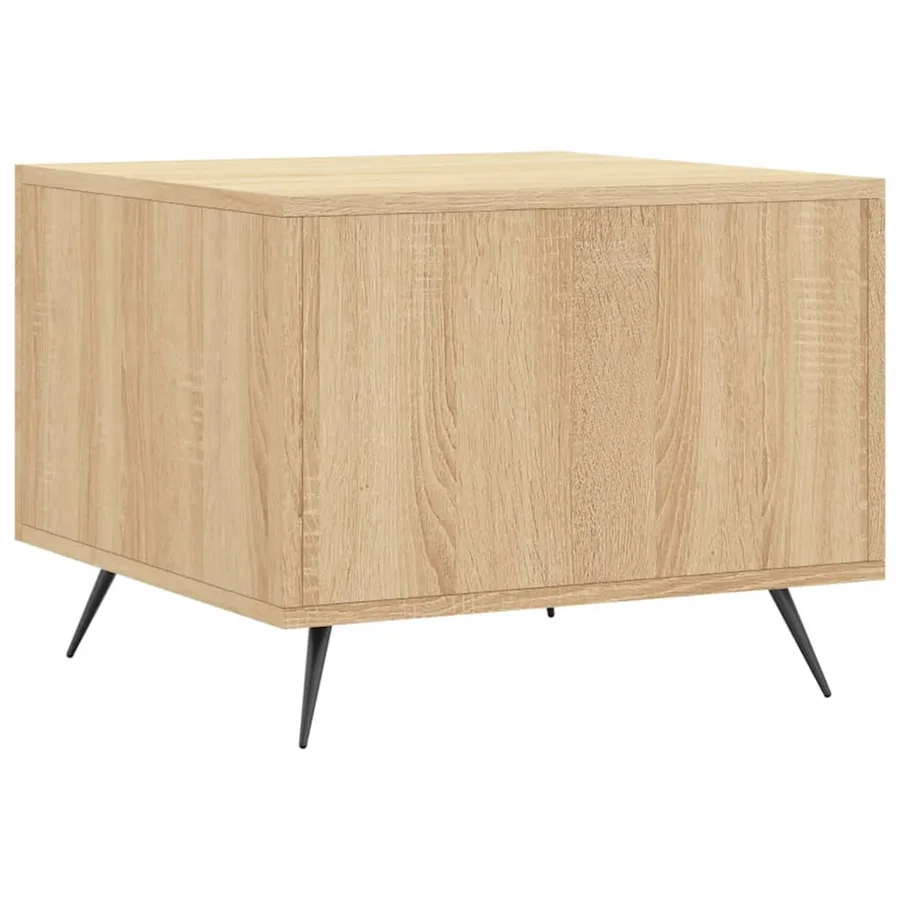 Tables basses 2 pcs chêne sonoma 50x50x40 cm bois d'ingénierie - 9