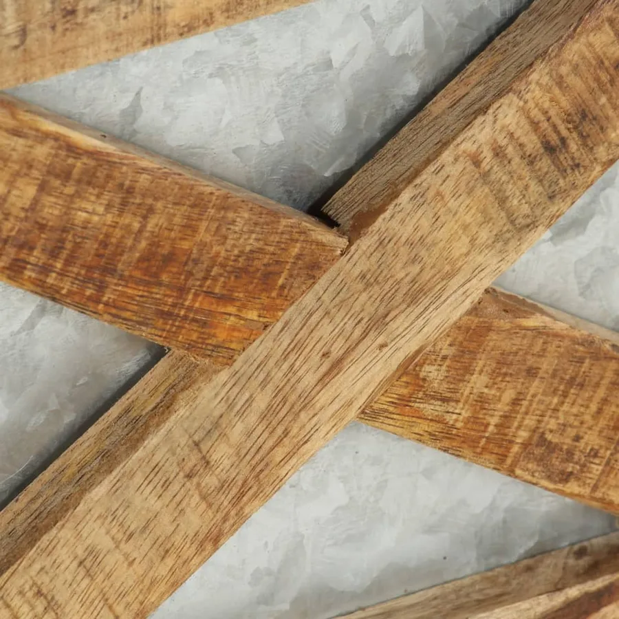 Meuble TV 110x30x45 cm Bois de manguier brut - 8