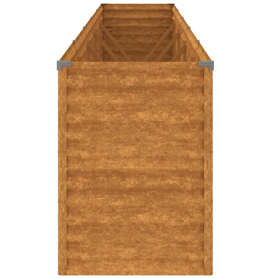 Jardinière surélevée 482 x 50 x 69 cm Acier Corten - 5
