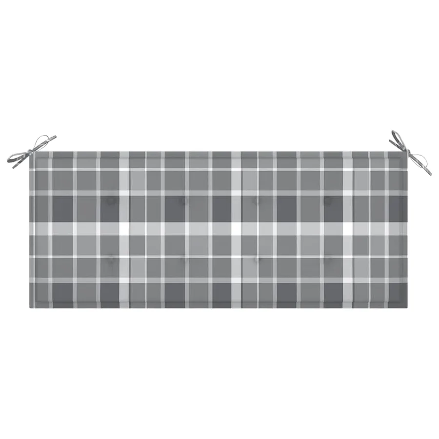 Banc de jardin avec coussin 120 cm Bambou - 6