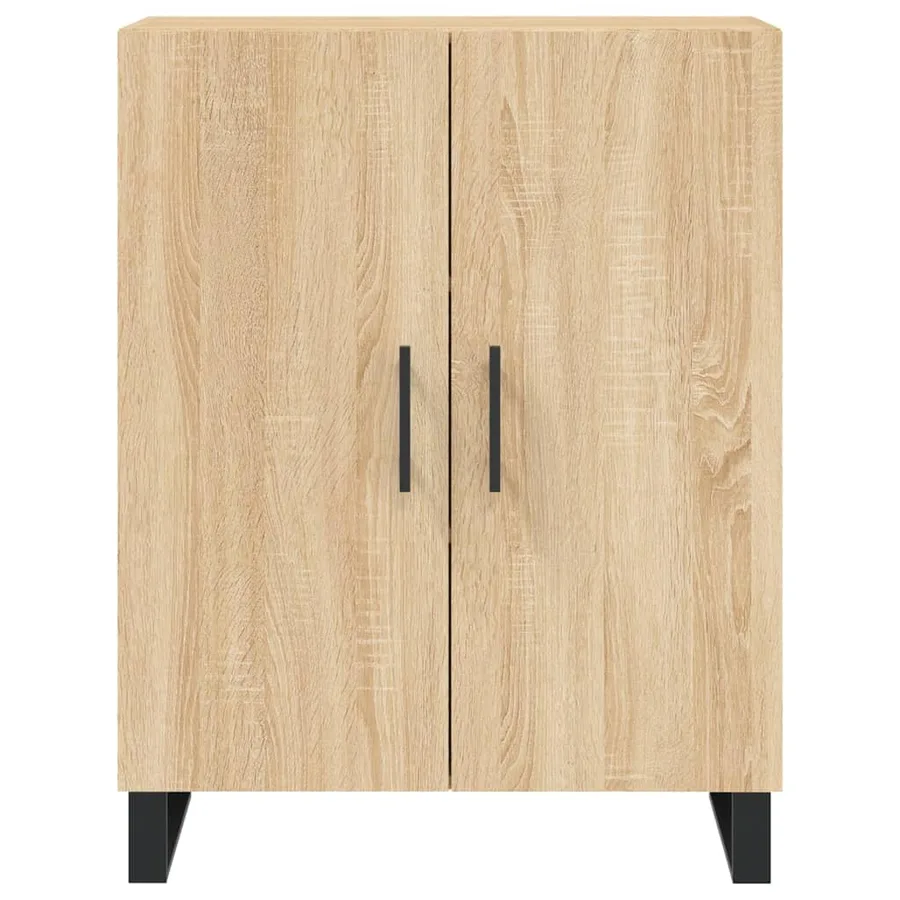 Buffet haut Chêne sonoma 69,5x34x180 cm Bois d'ingénierie - 8