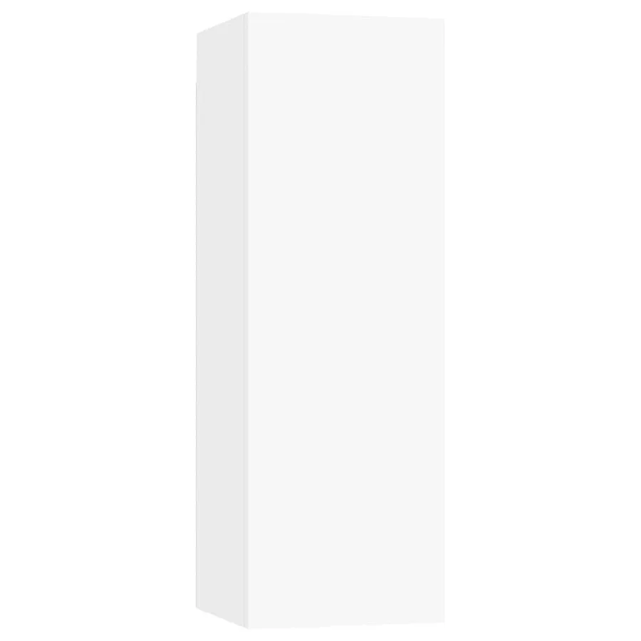 Ensemble de meubles TV 5 pcs Blanc Bois d'ingénierie - 5