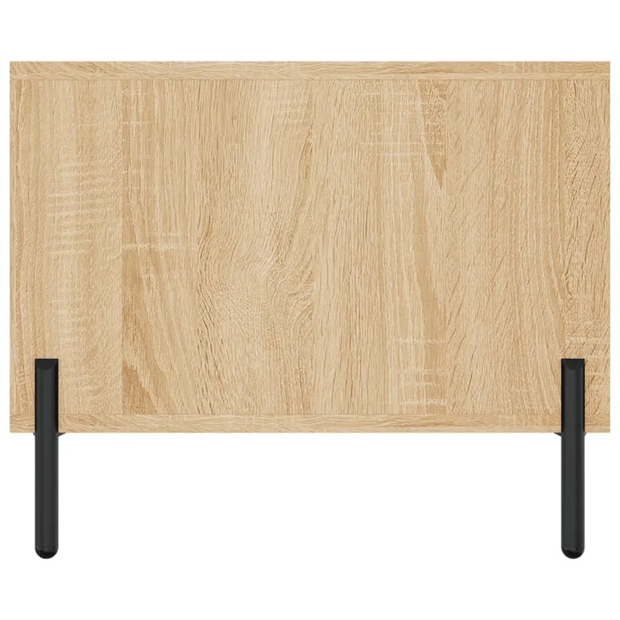 Table basse chêne sonoma 102x50x40 cm bois d'ingénierie - 7