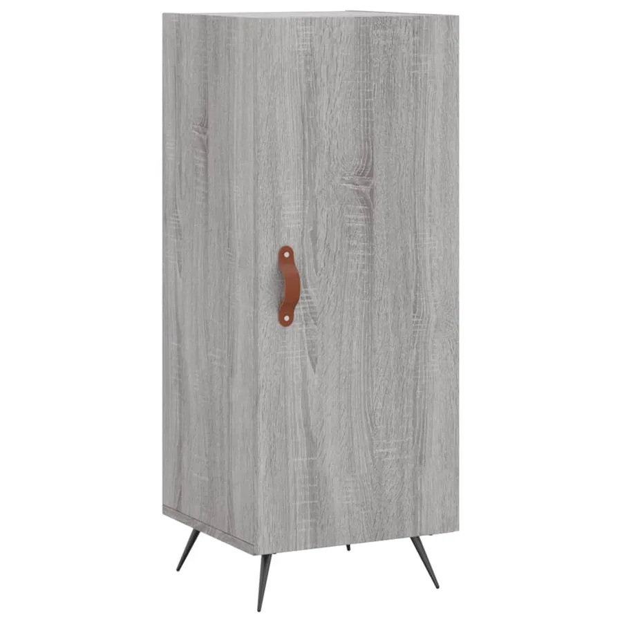 Buffet haut Sonoma gris 34,5x34x180 cm Bois d'ingénierie - 7