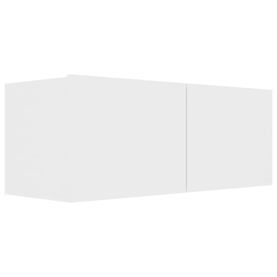 Ensemble de meubles TV 5 pcs Blanc Bois d'ingénierie - 7