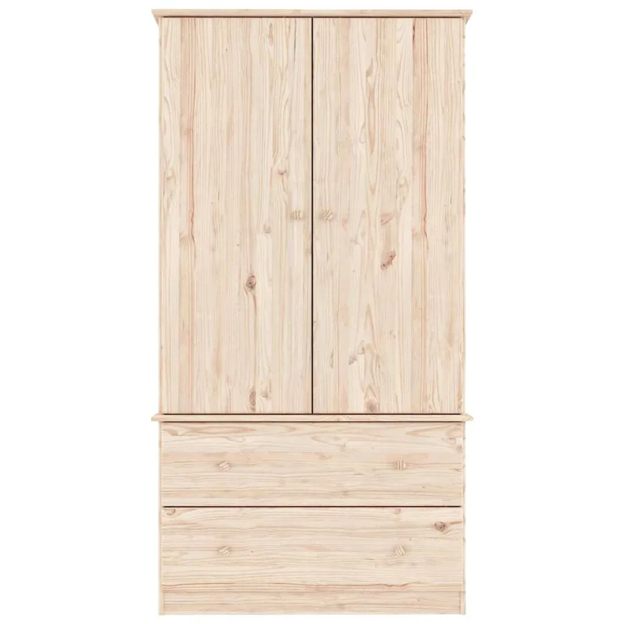 Garde-robe ALTA 90x55x170 cm bois massif de pin - 4