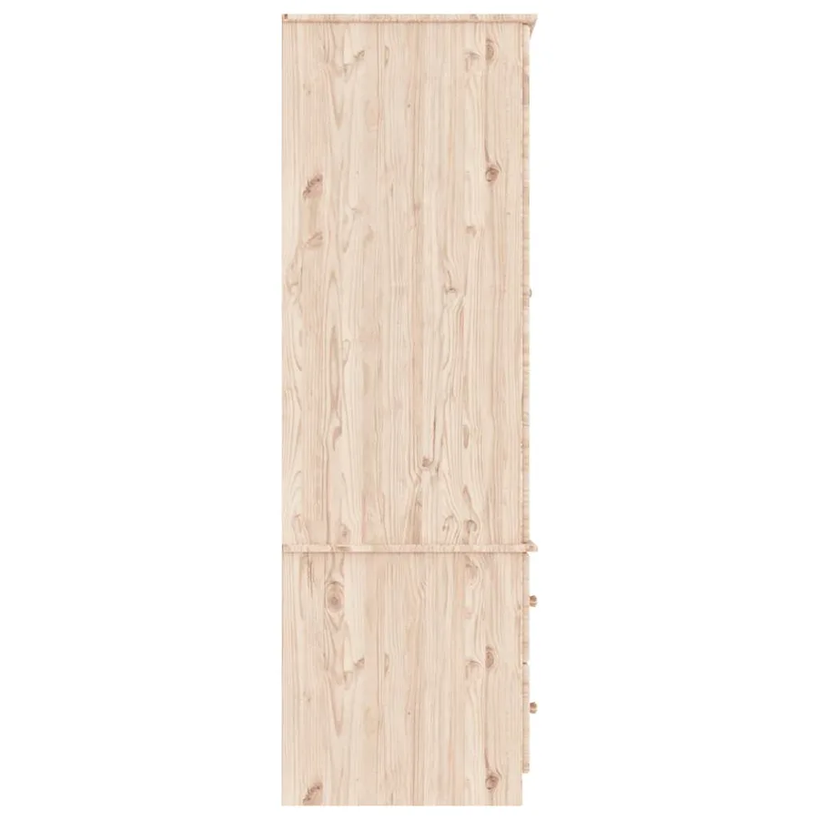 Garde-robe ALTA 90x55x170 cm bois massif de pin - 5