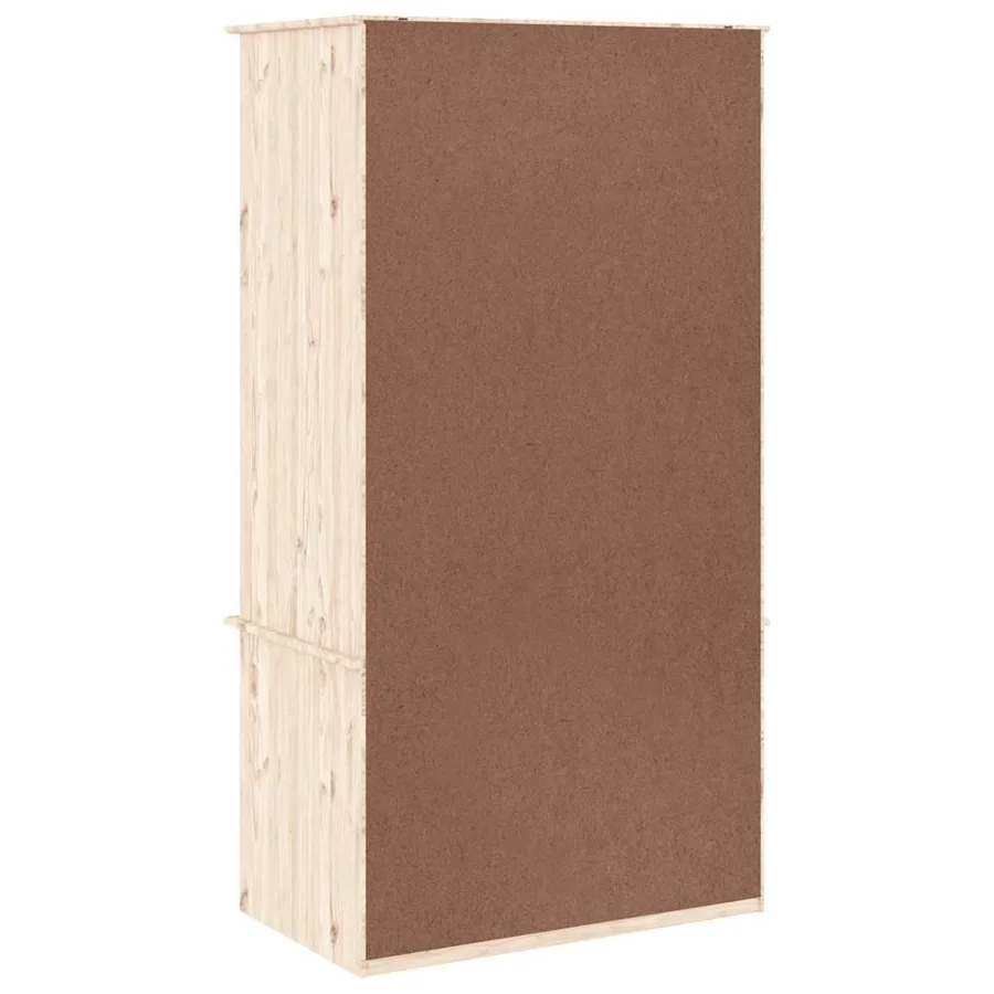 Garde-robe ALTA 90x55x170 cm bois massif de pin - 6