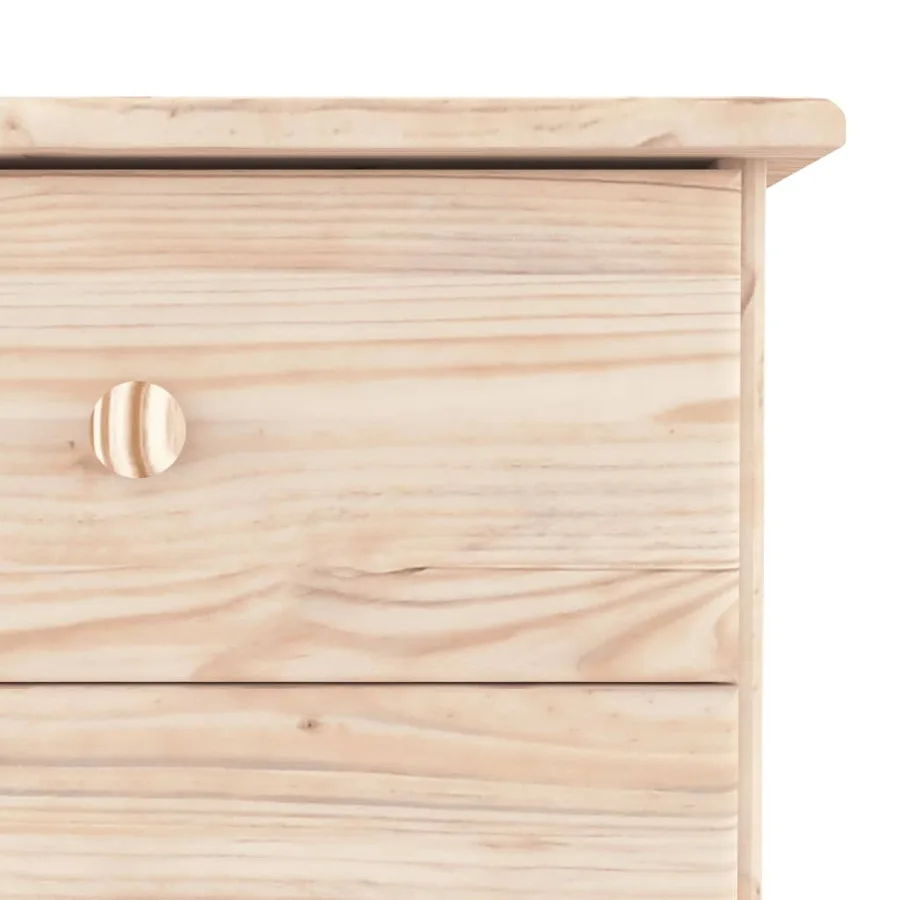 Buffet ALTA 77x35x165 cm bois massif de pin - 11