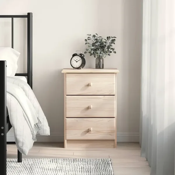 Table de chevet ALTA 41x35x55,5 cm bois de pin massif