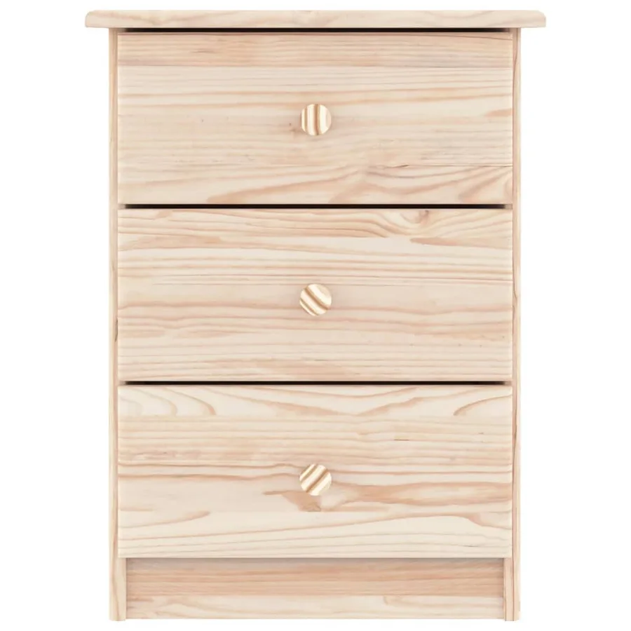Table de chevet ALTA 41x35x55,5 cm bois de pin massif - 3