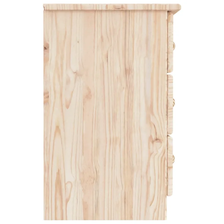 Table de chevet ALTA 41x35x55,5 cm bois de pin massif - 5