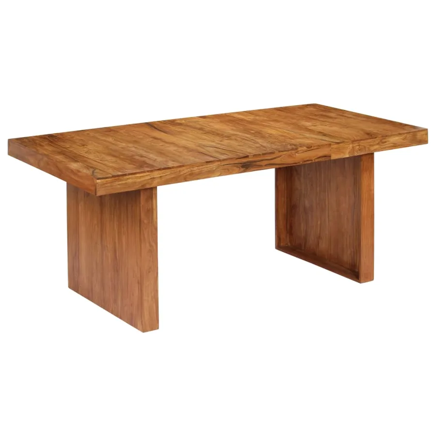 Table de salle à manger 180x90x75 cm Bois solide d'acacia - 13