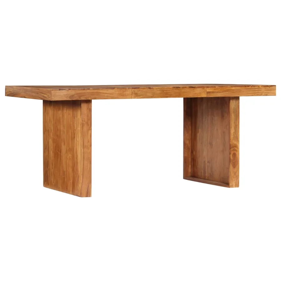 Table de salle à manger 180x90x75 cm Bois solide d'acacia - 3