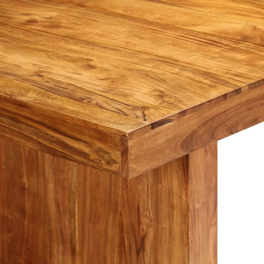 Table de salle à manger 180x90x75 cm Bois solide d'acacia - 7