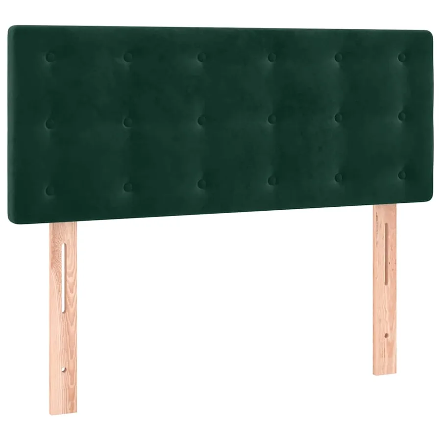 Tête de lit Vert foncé 80x5x78/88 cm Velours - 2