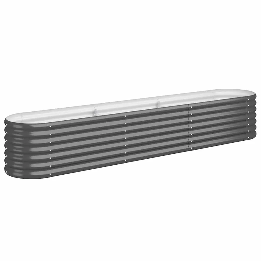 Lit surélevé de jardin Acier galvanisé Anthracite - 2