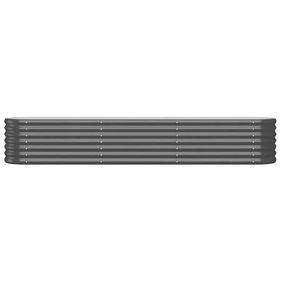 Lit surélevé de jardin Acier galvanisé Anthracite - 3