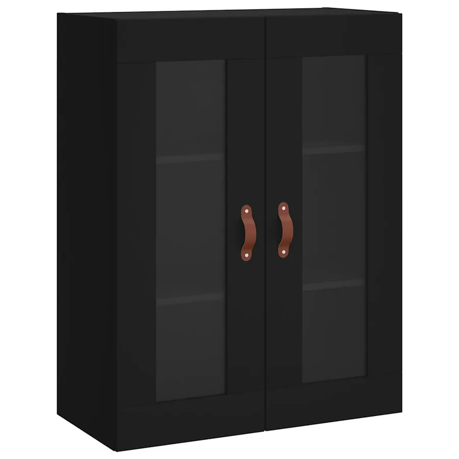 Armoire murale noir 69,5x34x90 cm - 2