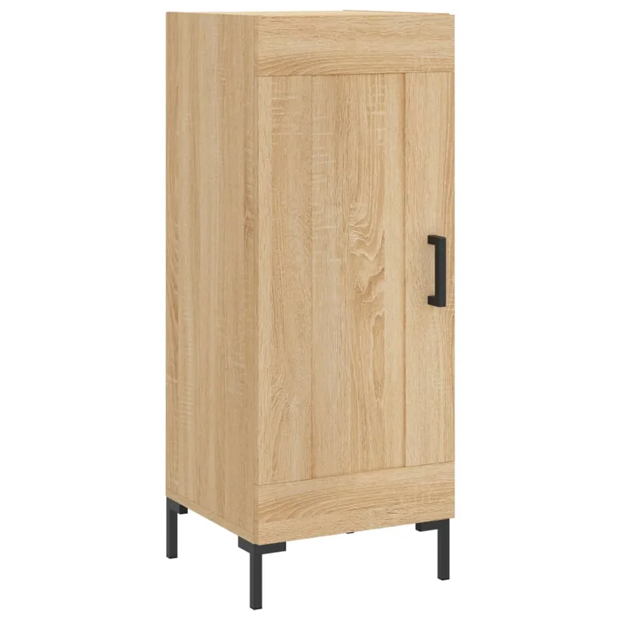 Buffet haut Chêne sonoma 34,5x34x180 cm Bois d'ingénierie - 7