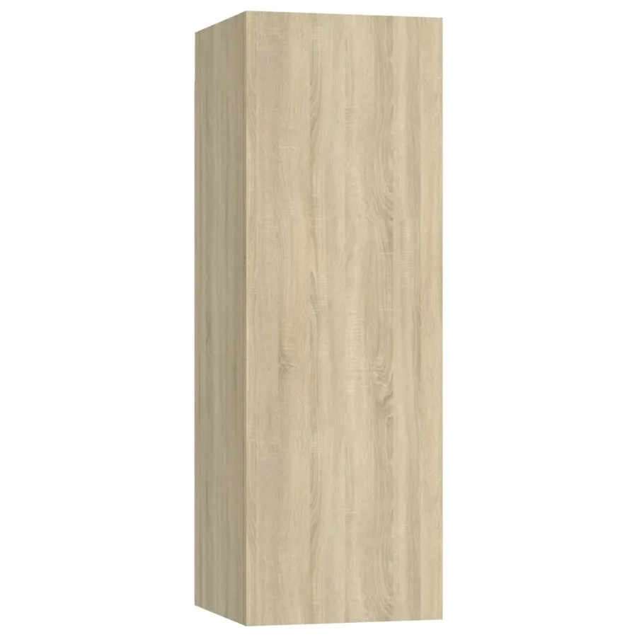Ensemble de meuble TV 4 pcs Chêne sonoma Bois d'ingénierie - 6