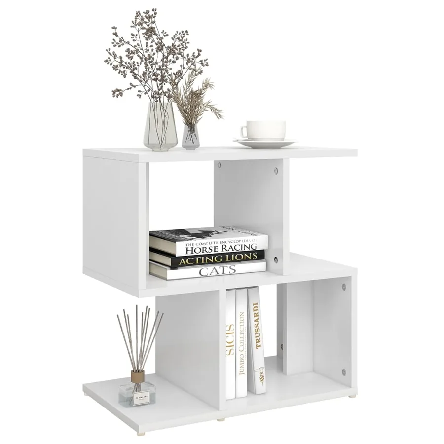 Tables de chevet 2 pcs blanc 50x30x51,5 cm bois d'ingénierie - 6