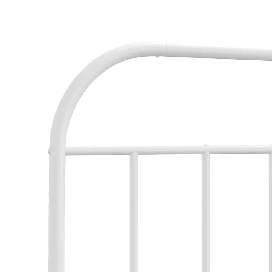 Tête de lit de remplacement métal blanc 135 cm - 6