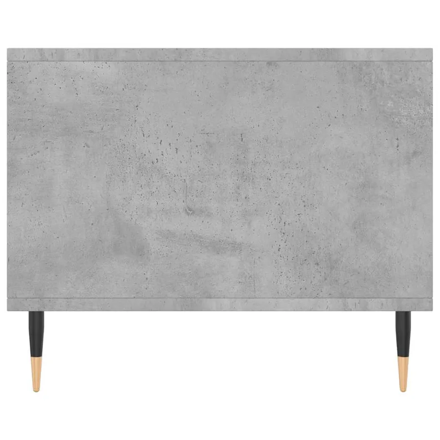 Table basse gris béton 90x50x40 cm bois d'ingénierie - 7