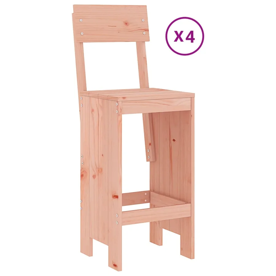 Ensemble de bar de jardin 5 pcs bois massif de Douglas - 3