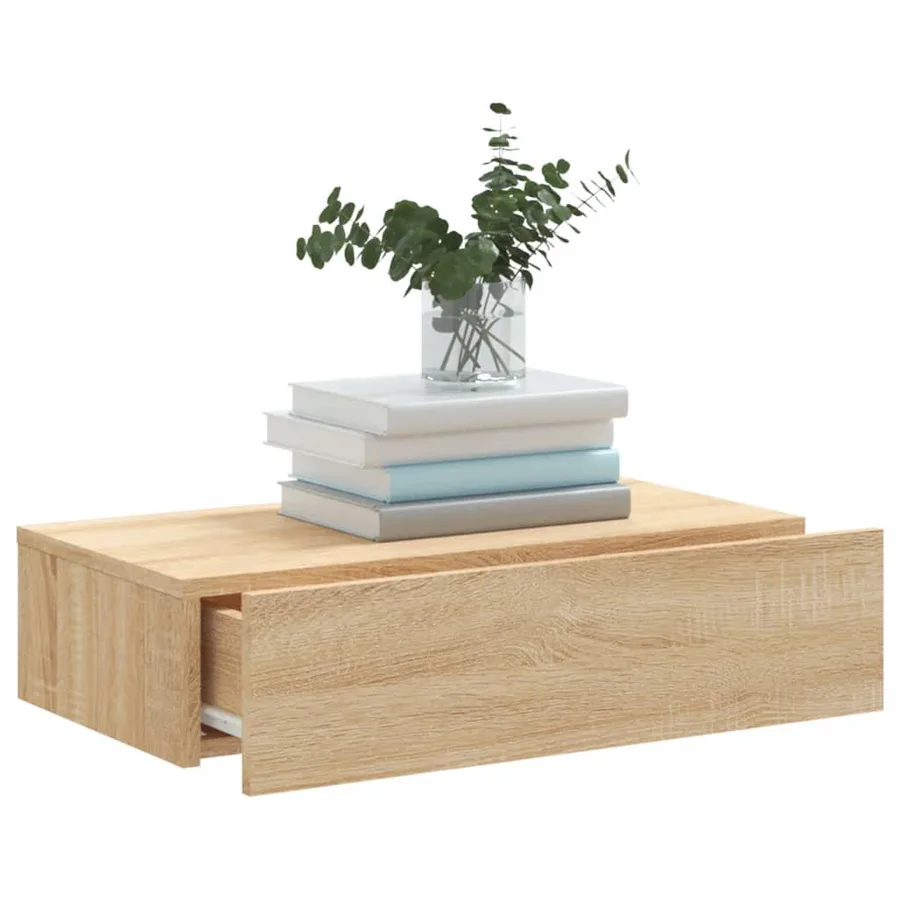 Meuble TV avec éclairage LED chêne sonoma 60x35x15,5 cm - 5