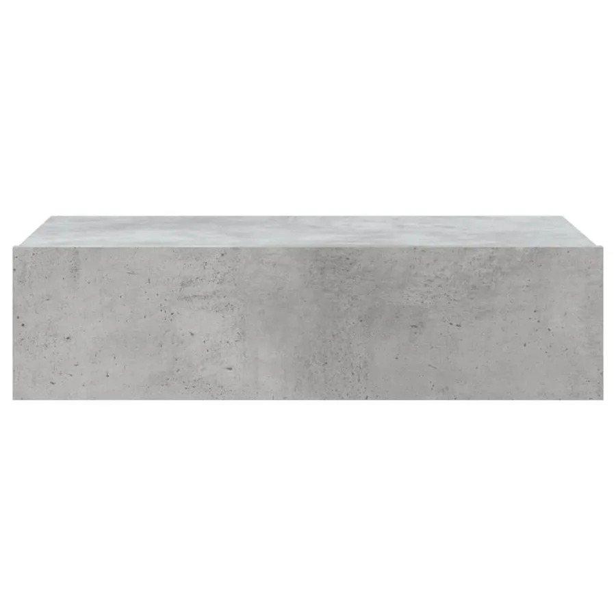 Meuble TV avec éclairage LED gris béton 60x35x15,5 cm - 8