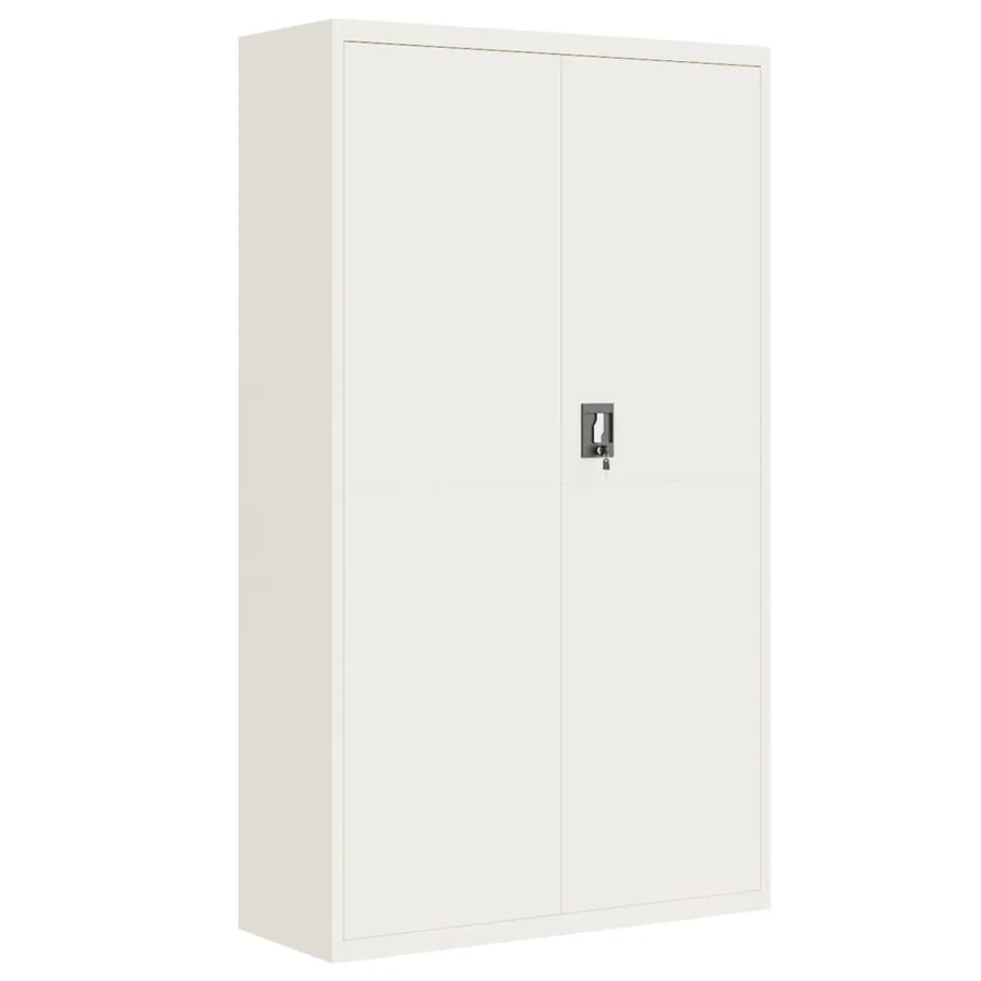 Classeur blanc 105x40x180 cm acier - 2