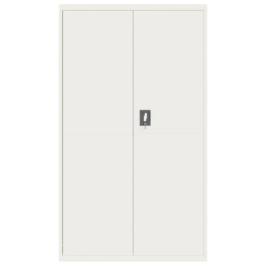 Classeur blanc 105x40x180 cm acier - 3