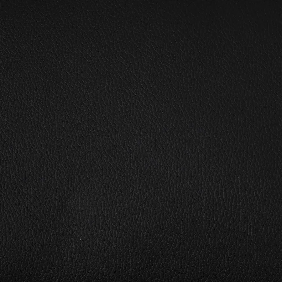 Fauteuil cube noir similicuir - 10