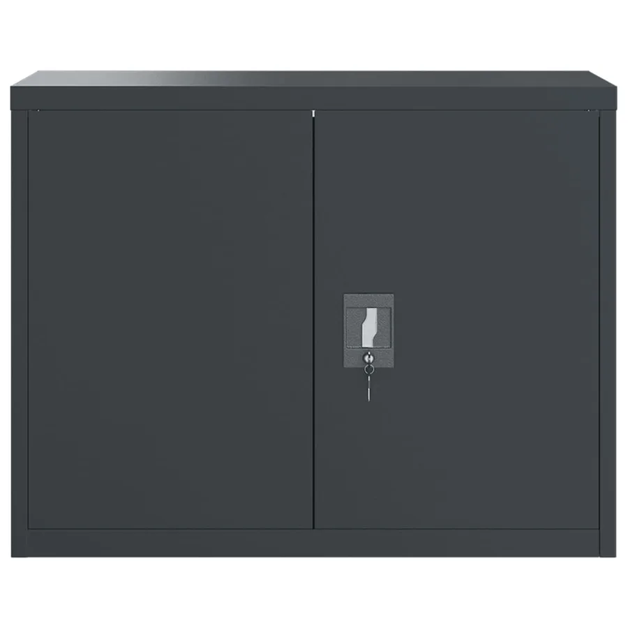 Classeur anthracite 90x40x70 cm acier - 3