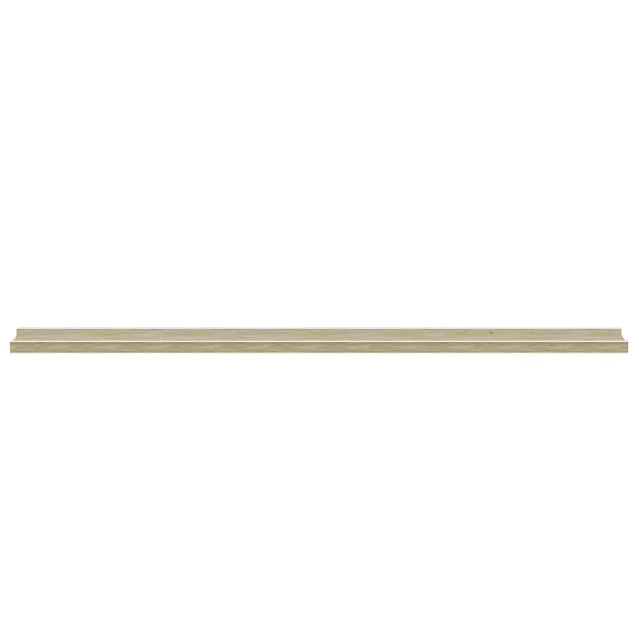 Étagères murales 4 pcs blanc et chêne sonoma 115x9x3 cm - 6