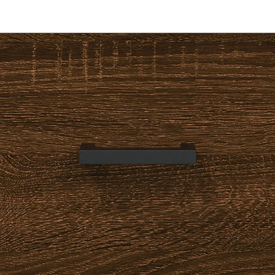 Table basse chêne marron 102x50x40 cm bois d'ingénierie - 10